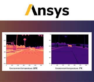 Logotipo de Anysys con termografía