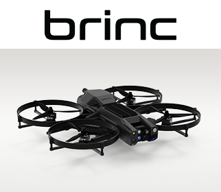 Logotipo Brinc y dron